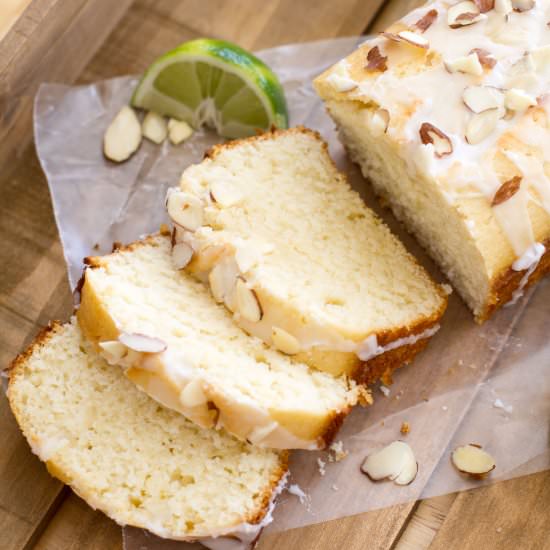 Citrus Almond Loaf Cake - Recipe photo by a latte food