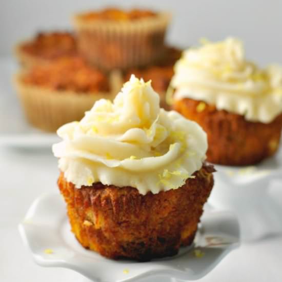 Paleo Carrot Cake Cupcakes - Recipe photo by Flavour and Savour