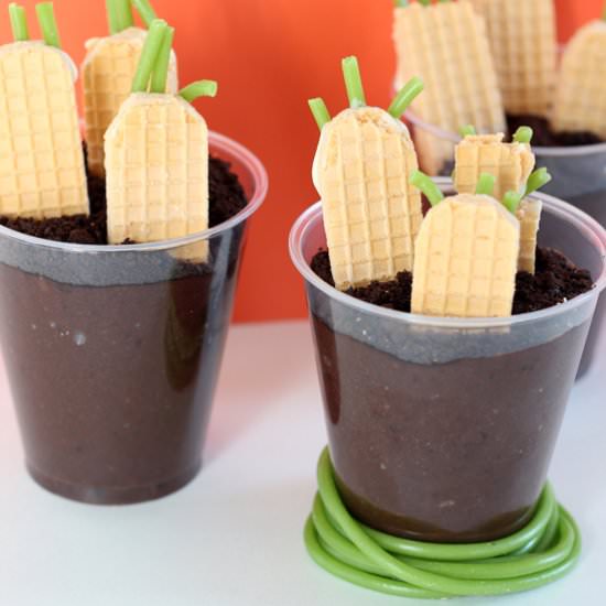 Carrot Patch Pudding Cups - Recipe photo by momvstheboys