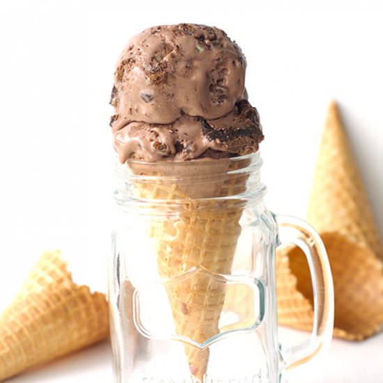 Choc Mint Cookie Crunch Ice Cream - Recipe photo by Sweetest Menu