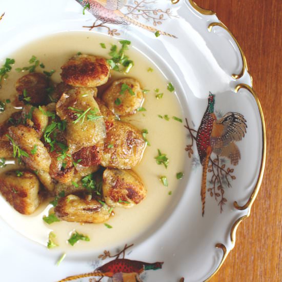 Potato and Shiitake Gnocchi - Recipe photo by brijam35