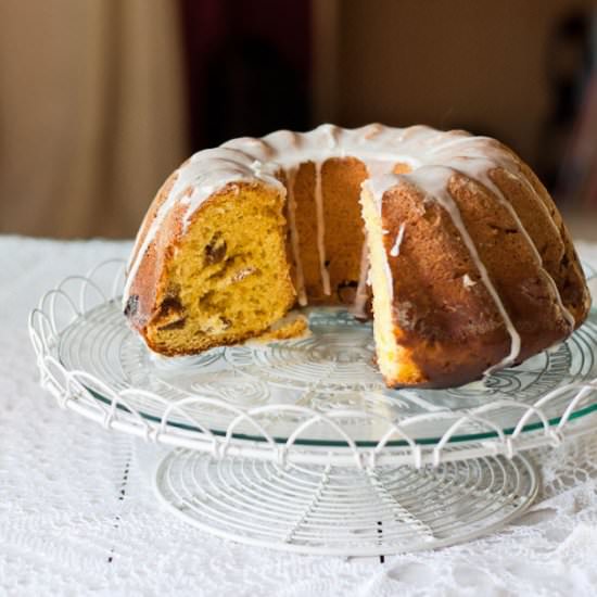Easter Saffron Yeast Cake (Babka) - Recipe photo by MagdasCauldron