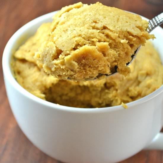 Peanutbutter Cookie Mug Cake - Recipe photo by buildyourbite