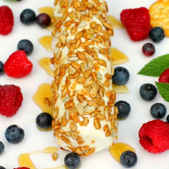 Sweet & Salty Honey Cheese Spread - Recipe photo by joyful scribblings