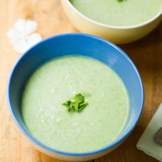 Chilled Cucumber Soup - Recipe photo by myfoodstory