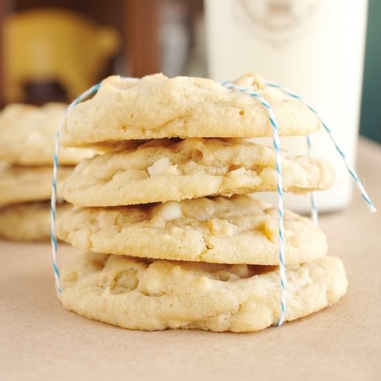White Chocolate Macadamia Cookies - Recipe photo by bluegrassbites