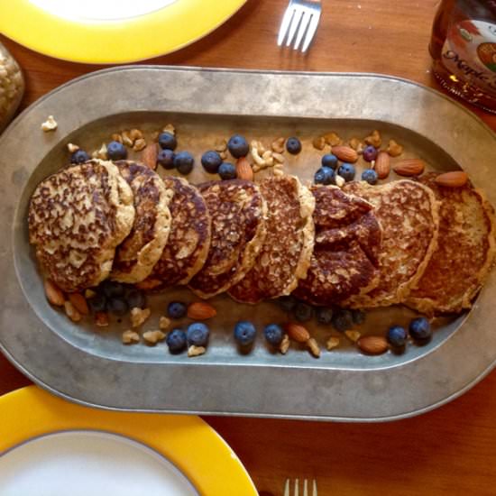 Oatmeal Coconut Pancakes - Recipe photo by GingerBlair