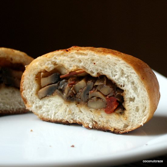 Spicy Mushroom Stuffed Buns - Recipe photo by coconutcraze