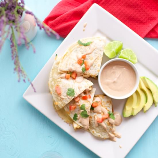 Chipotle Chicken Quesadilla - Recipe photo by OhSoDelicioso