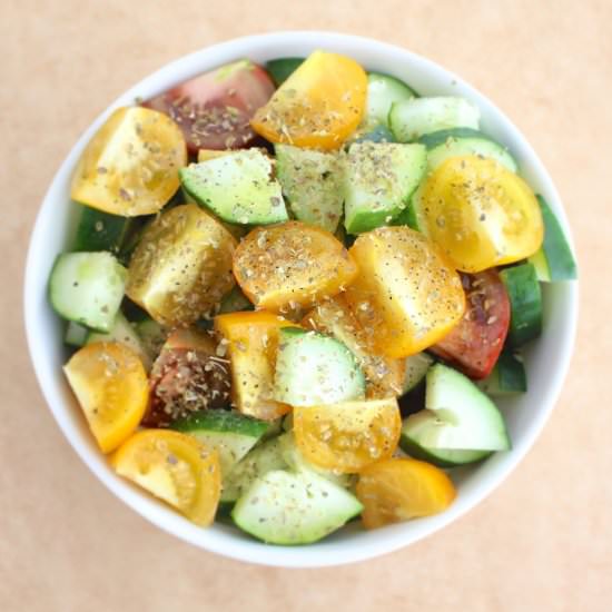 Greek Islands Simple Salad - Recipe photo by TediSarah