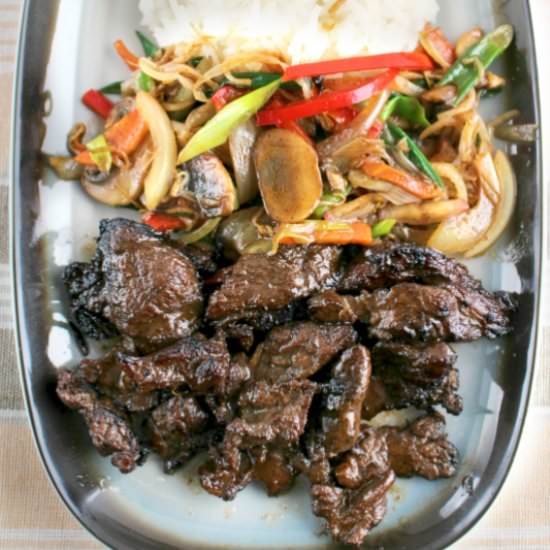 Beef Teppanyaki Made Easy - Recipe photo by foxy folksy