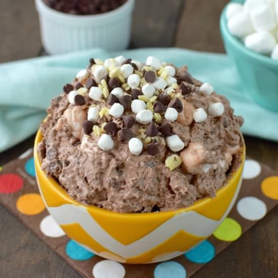 Rocky Road Fluff Salad - Recipe photo by BruCrewLife