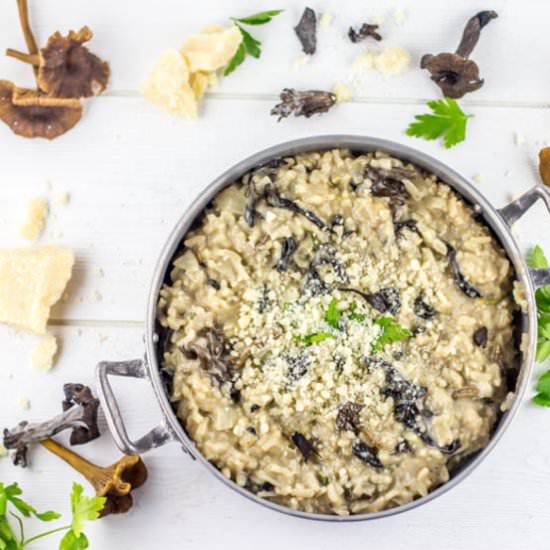 Mushrooms Risotto - Recipe photo by Cuisine moi un mouton