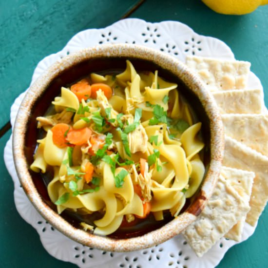 Chicken Noodle Soup In Turmeric - Recipe photo by naivecookcooks