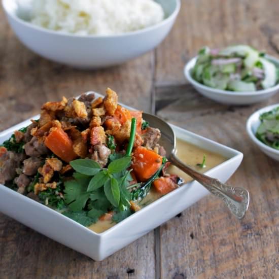 Thai duck curry - Recipe photo by gourmandistan