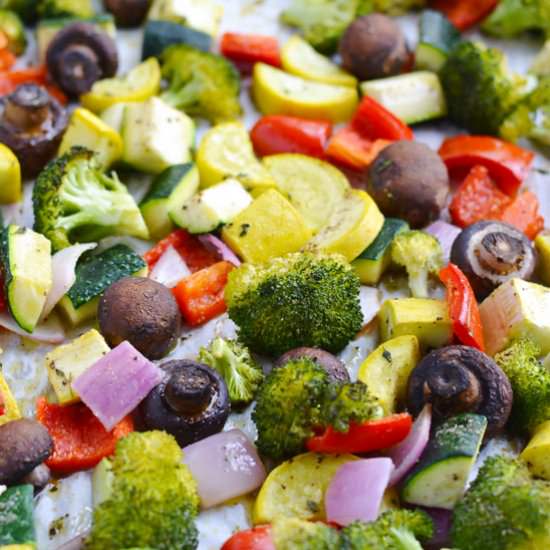 Rainbow Roasted Vegetables - Recipe photo by apinchofhealthy