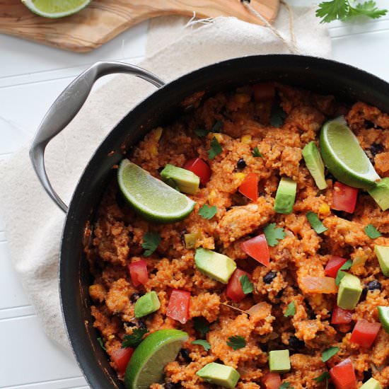 One Pot Mexican Chicken & Couscous - Recipe photo by lovegrowswild