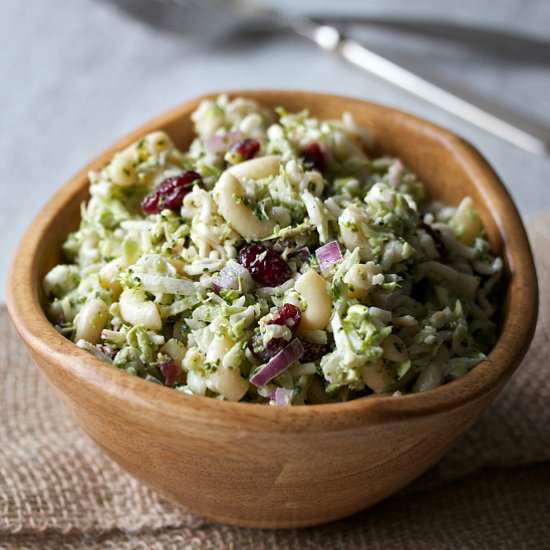 Light broccoli slaw pasta salad - Recipe photo by kitchen_ninja