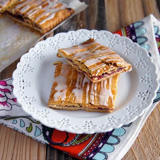 Raspberry Jam Pastry Squares - Recipe photo by Unruly Bliss