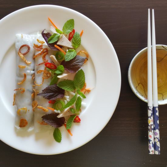 Vietnamese rice rolls - Recipe photo by cookmorphosis
