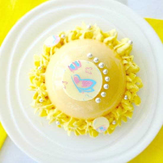 Vanilla and mango entremet - Recipe photo by Ivyka