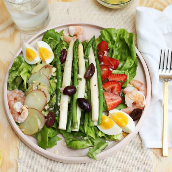 Spring Salad Niçoise - Recipe photo by abeautifulmessblog