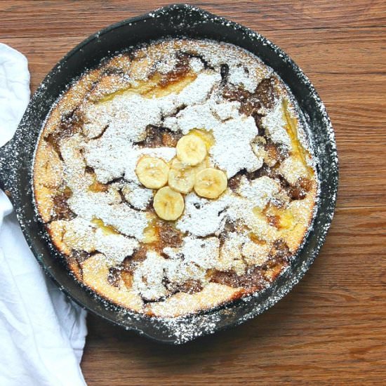 Banana Dutch Baby - Recipe photo by Whiskitrealgud