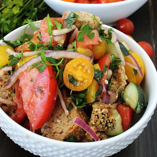 Panzanella - Recipe photo by DorasDailyDish