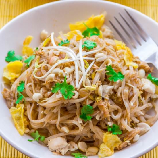 Chicken Pad Thai Noodles - Recipe photo by Priyanka DK