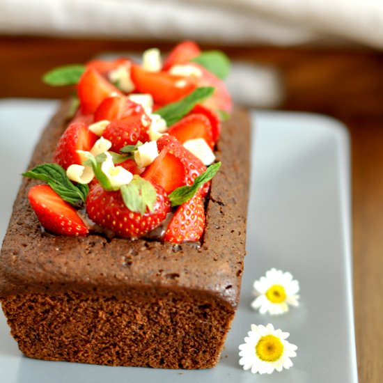 Strawberry Chocolate Cake - Recipe photo by PelinChef