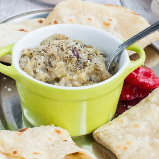 Baigan Choka (Eggplant Dip) - Recipe photo by thatgirlcookshealthy