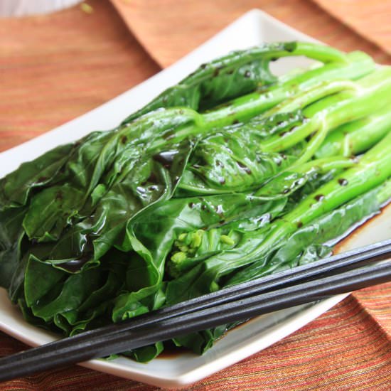 Chinese Broccoli in Sesame Drizzle - Recipe photo by day7kitchen