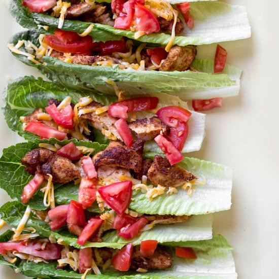 Mexican Chicken Lettuce Wraps - Recipe photo by LIFECREATED