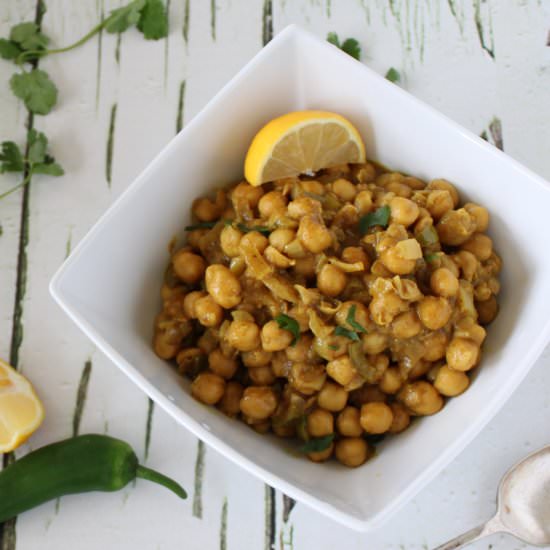 Chickpea Curry - Recipe photo by EatDrinkCook