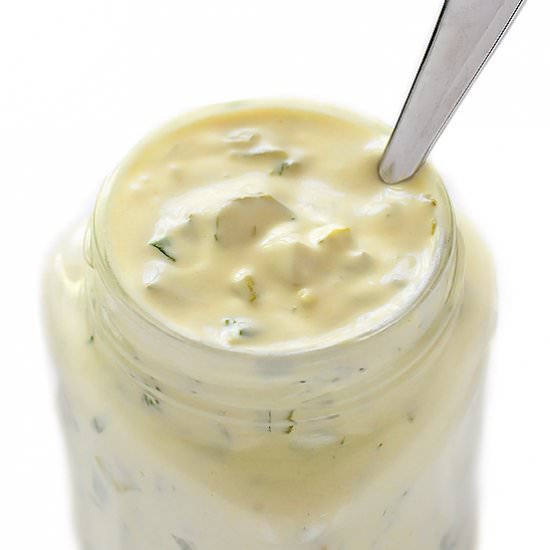 How to Make Tartar Sauce - Recipe photo by Kitchen Nostalgia
