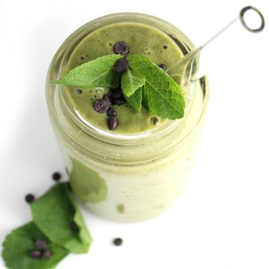 Mint Chocolate Chip Smoothie - Recipe photo by ItDoesntTasteLikeChicken