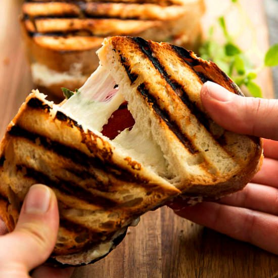 Triple Cheese Grilled Cheese - Recipe photo by savorynothings