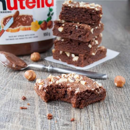 Chocolate Hazelnut Brownies - Recipe photo by littlesweetbaker