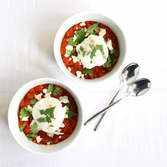 Mild Shakshuka - Recipe photo by Culinessa