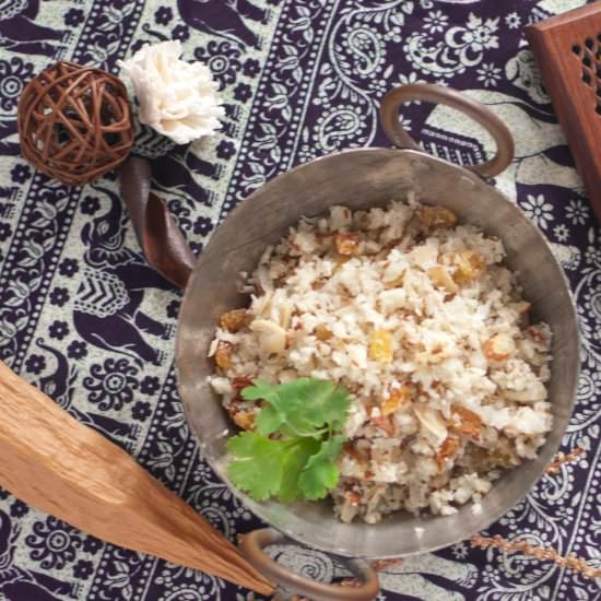 Cumin Caulifower Rice - Recipe photo by The Primal Desire
