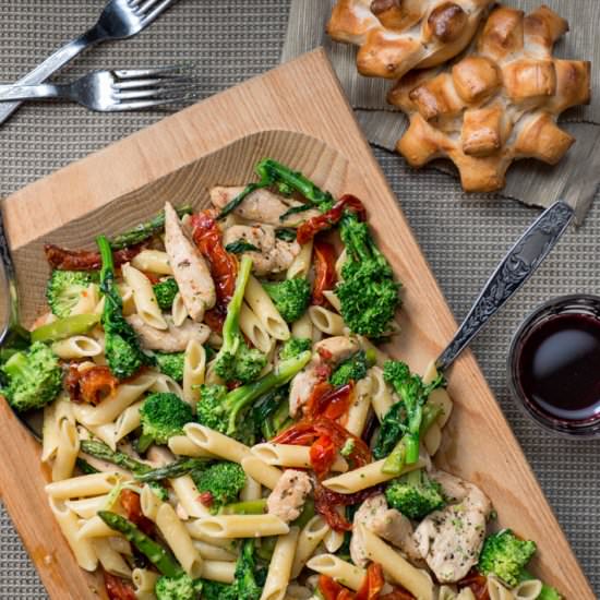 Vegetable and Chicken Pasta - Recipe photo by nonnasway