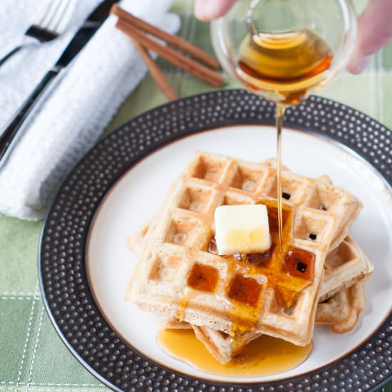 Tasty Cinnamon Waffles - Recipe photo by photosandfood