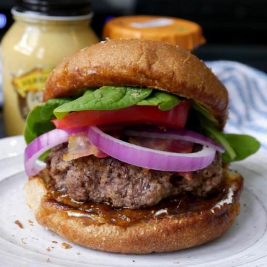 The Ultimate Bacon Burger - Recipe photo by mybaconwrappedlife