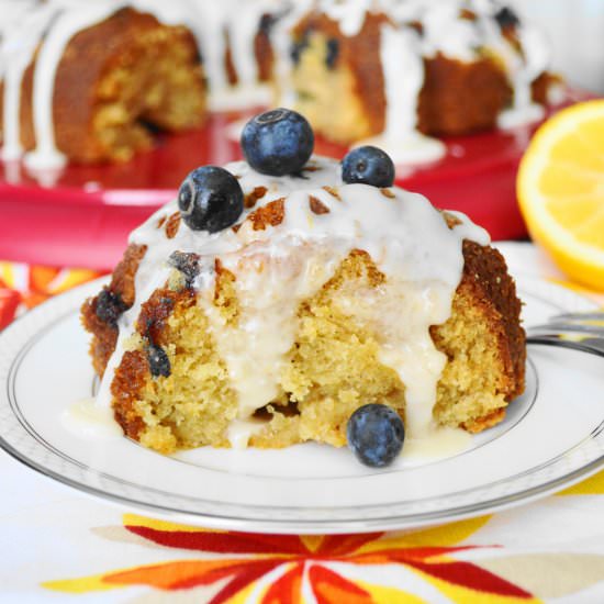Blueberry Lemon Ricotta Cake - Recipe photo by jeanieandluluskitchen