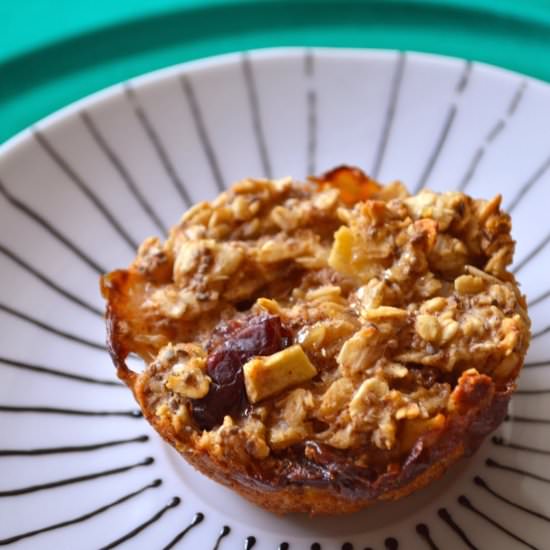 Oatmeal Apple Cinnamon Muffins - Recipe photo by PennAndQuill