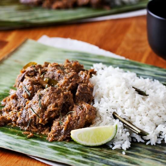Beef Rendang - Recipe photo by CuriousNut