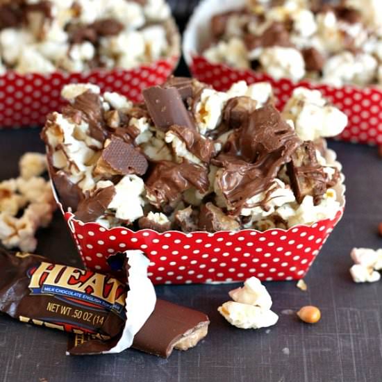 Heath Bar Popcorn - Recipe photo by ElevateEveryday