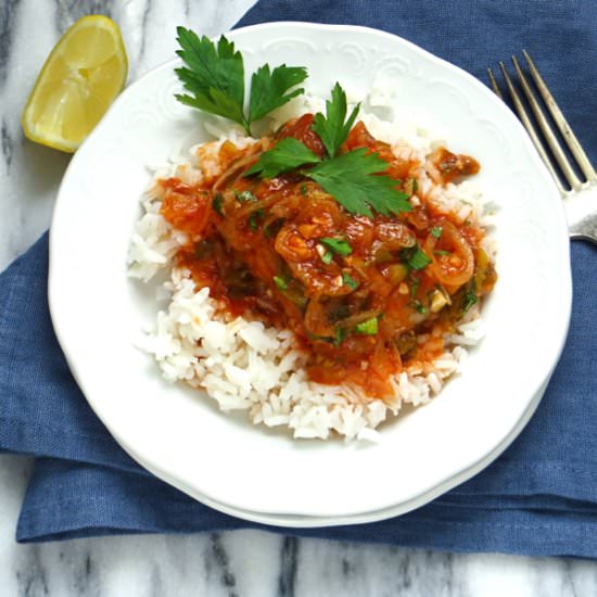 Spicy caribbean mahi mahi - Recipe photo by garlic and zest