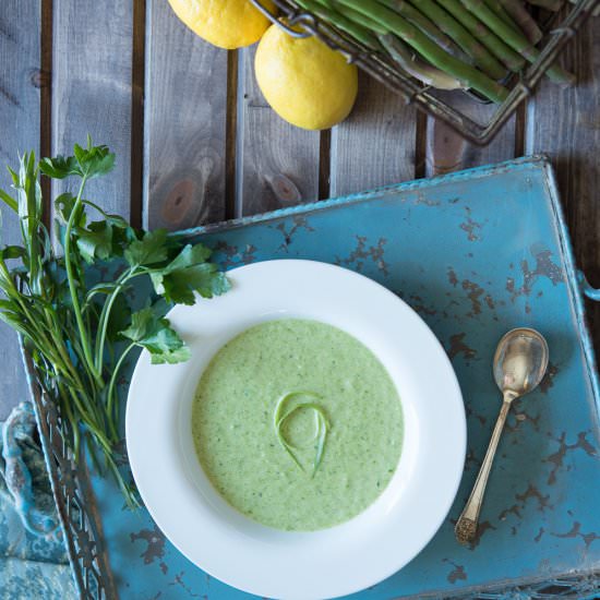 Asparagus Soup - Recipe photo by thrivingonpaleo