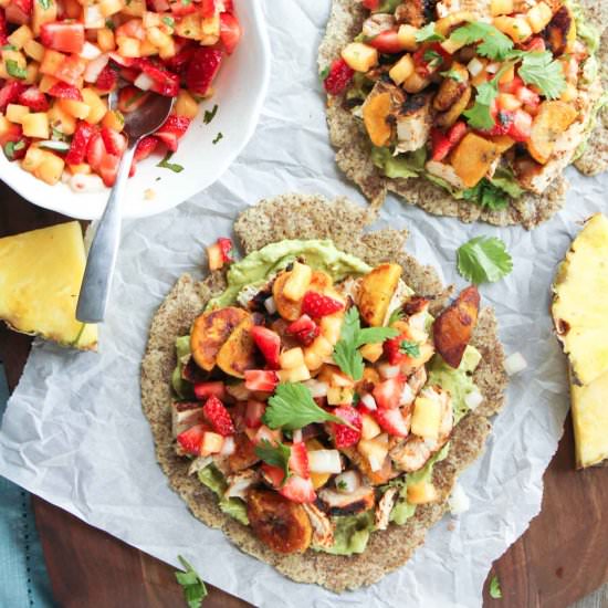 Baja Chicken Tostada - Recipe photo by simple roots